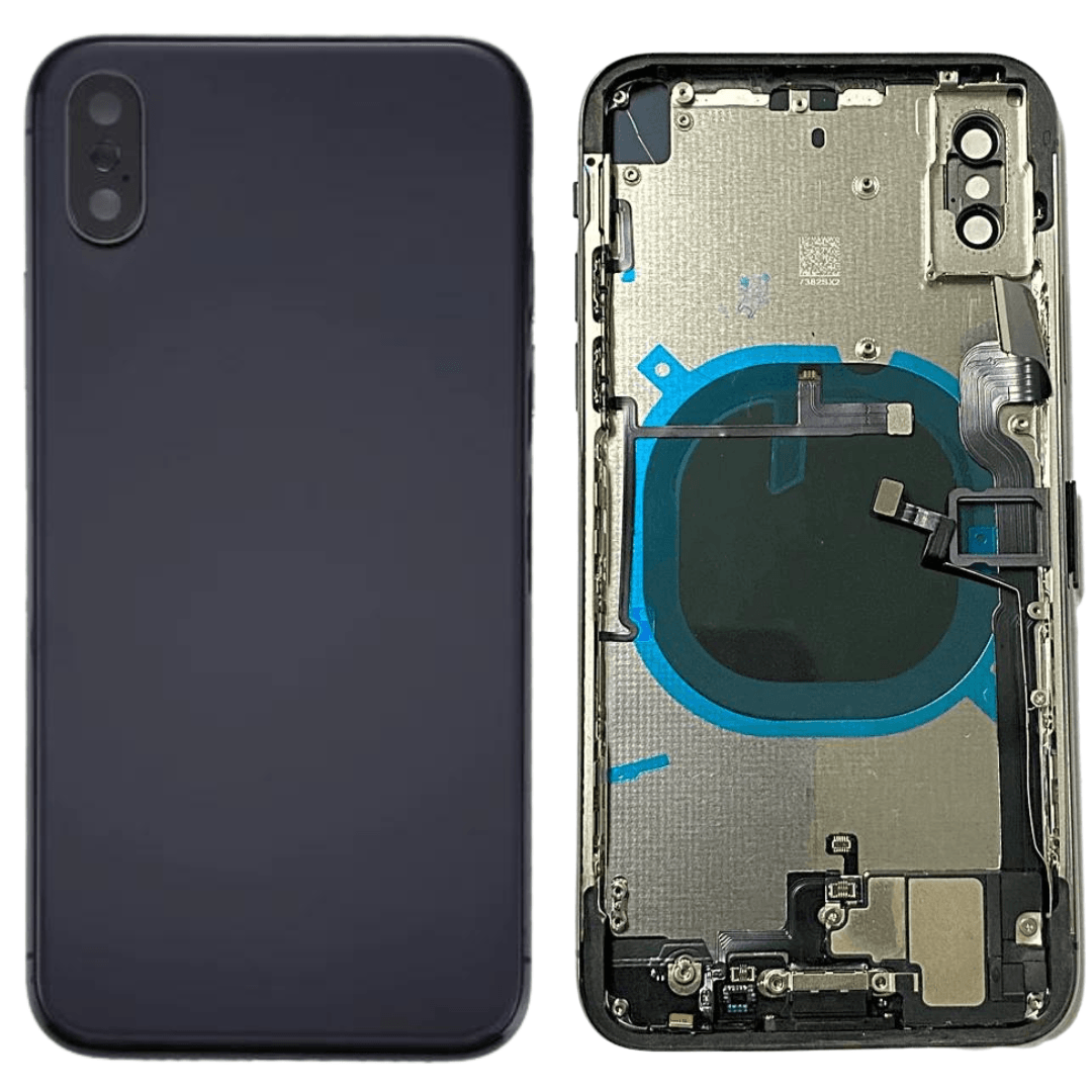 Back Housing Cover with SIM Card Tray & Side keys for iPhone X(Black) - Best Cell Phone Parts Distributor in Canada, Parts Source Back Housing Cover with SIM Card Tray & Side keys for iPhone X(Black) - Best Cell Phone Parts Distributor in Canada, Parts Source